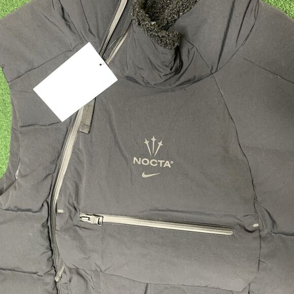 Sz L Nike x NOCTA Drake Tactical Vest Black Nike Tech Puffer Men’s DZ5476-010 - Picture 3 of 10